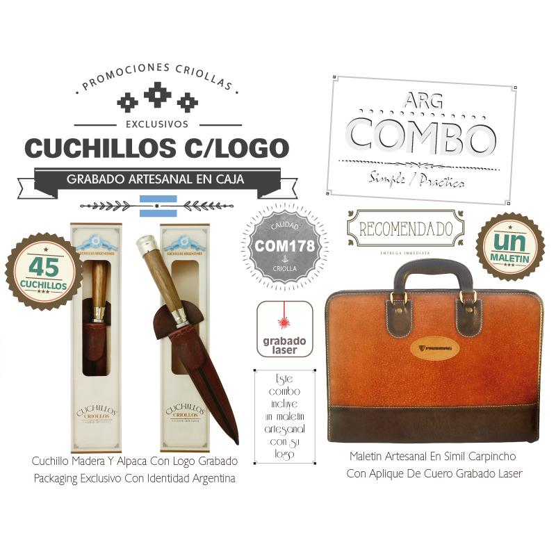 Combo 45 Cuchillos Grabados Un Maletin Grabado De Regalo