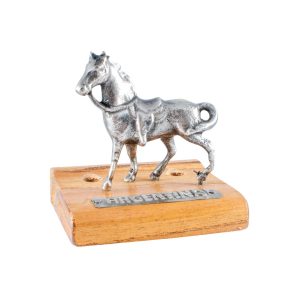 Caballo De Bronce Con Base De Mader