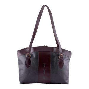 Cartera Doble Manija En Cuero