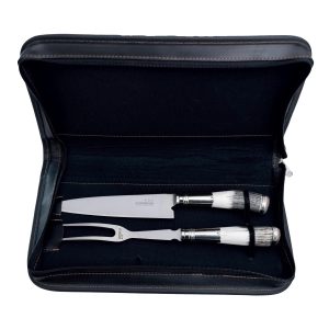 Juego Parillero con Estuche De Cuero