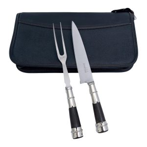 Juego Parillero con Estuche De Cuero