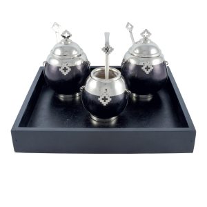 Set Matero Criollo de Alpaca y Calabaza