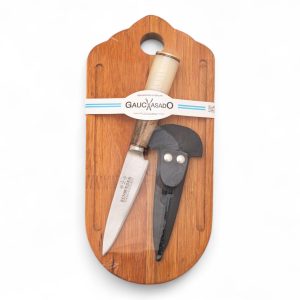 Kit De Tabla y Cuchillos 10 Cm Gauchasado