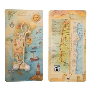 Llavero Boleadora con blister temtico