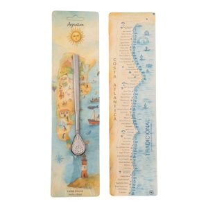 Bombilla Chata Acero Inoxidable Estilo Porongo DesarmablE BLISTER ARGENTINA